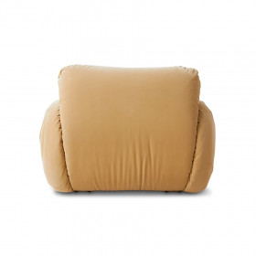 Fauteuil lounge Arc - royal velvet cream