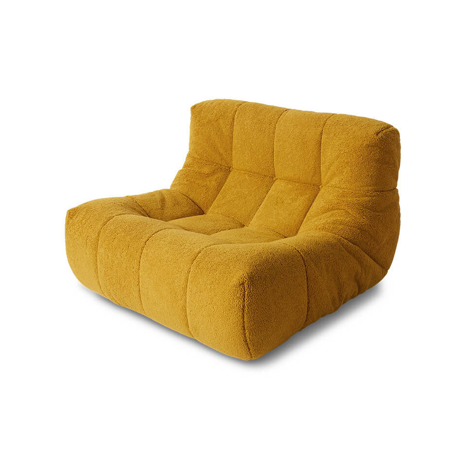 Fauteuil Fluffy Ochre - HK Living