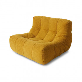 Fauteuil Fluffy Ochre - HK Living