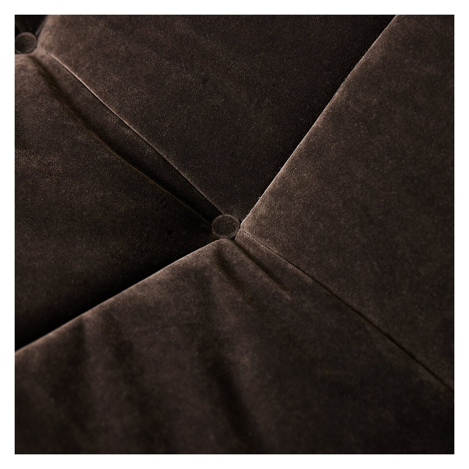 Fauteuil Royal Velvet Espresso - HK Living