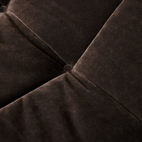 Fauteuil Royal Velvet Espresso - HK Living