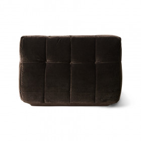 Fauteuil Royal Velvet Espresso - HK Living