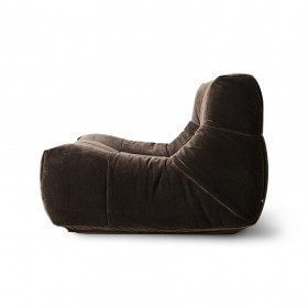 Fauteuil Royal Velvet Espresso - HK Living