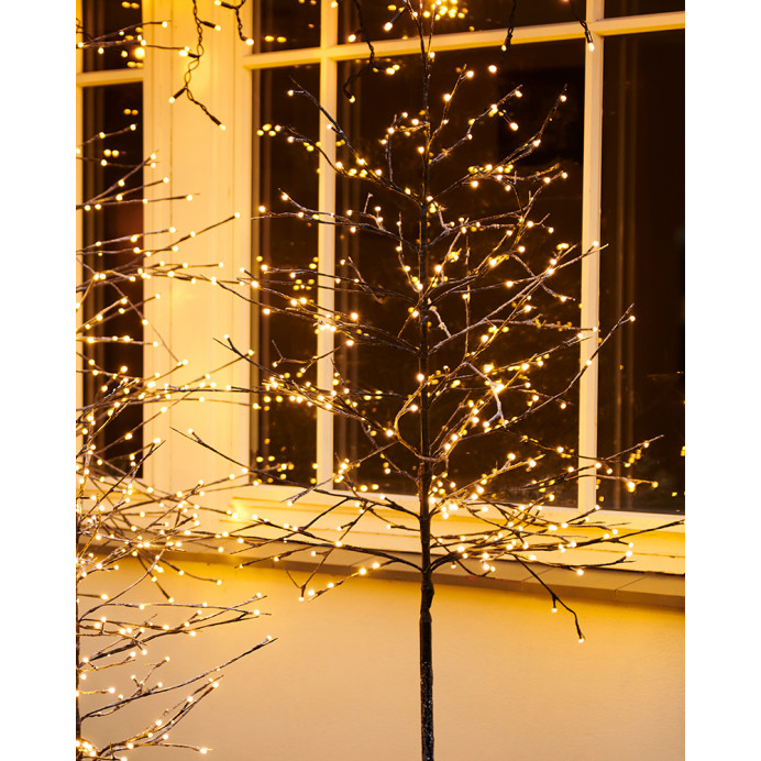 Sapin Lumineux Effet Enneigé ALEX 480 Leds - Taille 210cm Slim