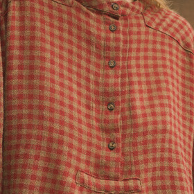 Chemise à carreaux bicolore Ticia
