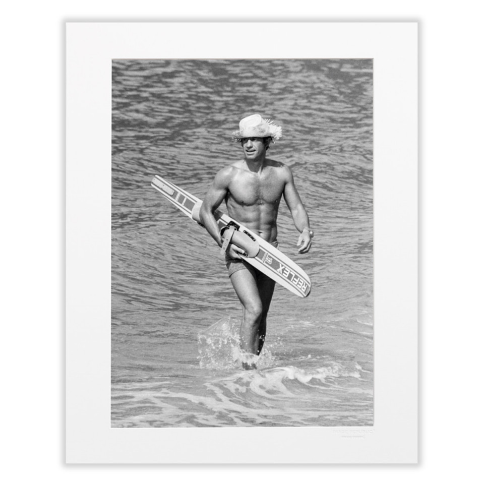 Affiche Belmondo Noir et Blanc Spiderman - IMPRESSION LIN