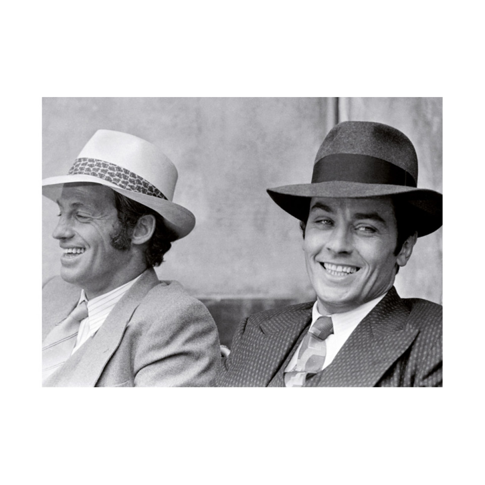 Affiche Delon Noir et Blanc - IMPRESSION LIN