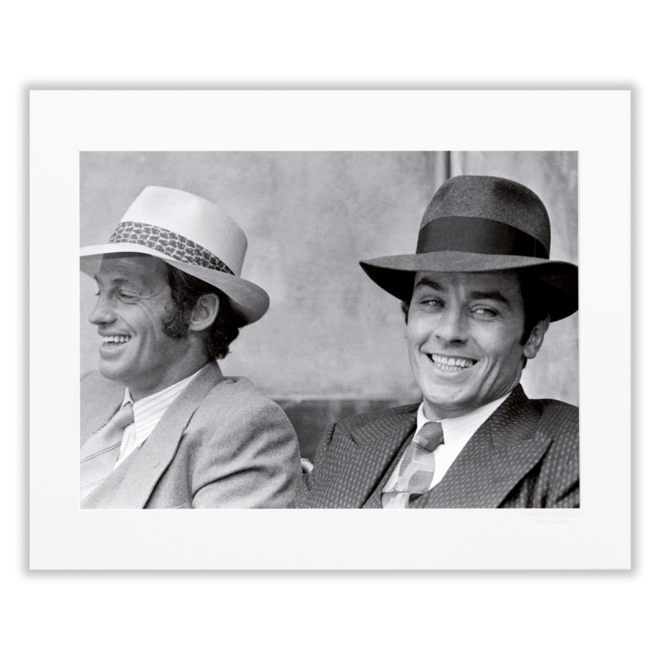 Affiche Delon Noir et Blanc - IMPRESSION LIN