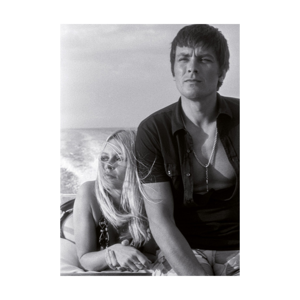 Affiche Delon Noir et Blanc - IMPRESSION LIN