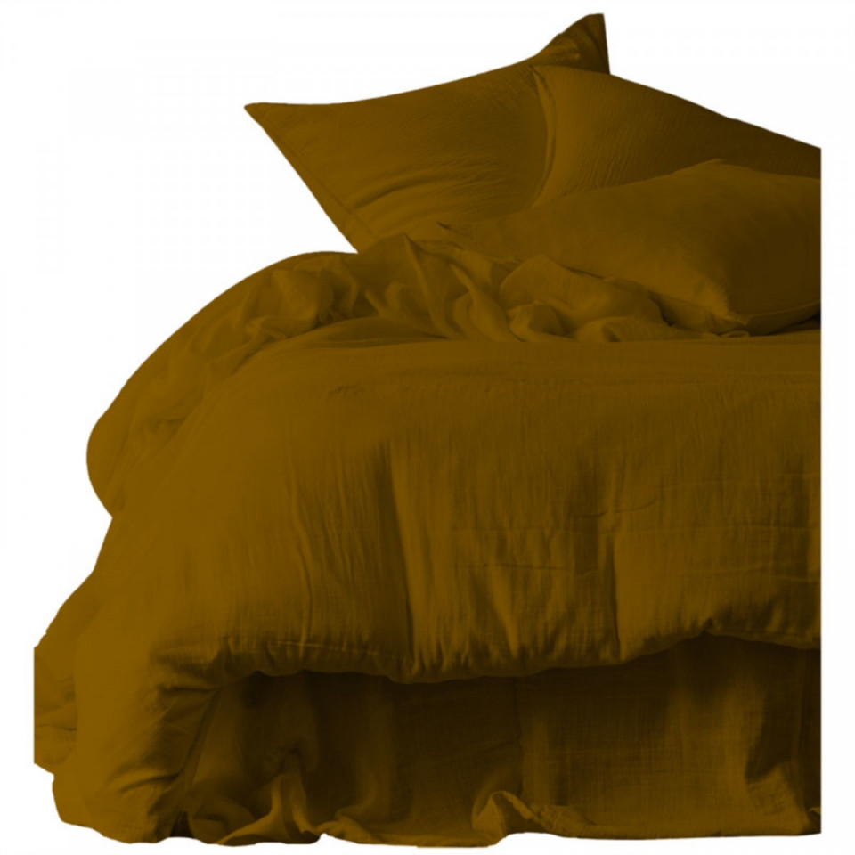 Drap Housse DILI en Double Gaze de Coton