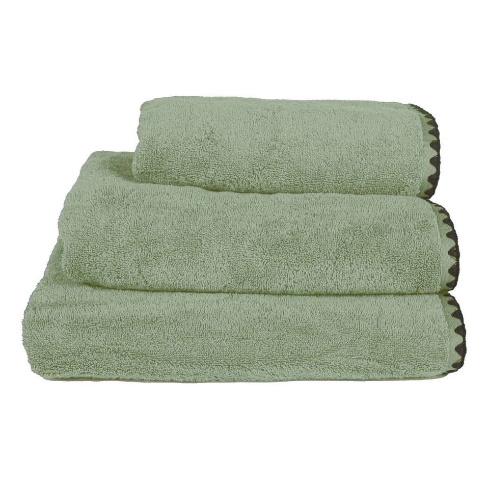 Serviette de bain ISSEY en Coton Couleur:Amande Dimensions:30 x 50