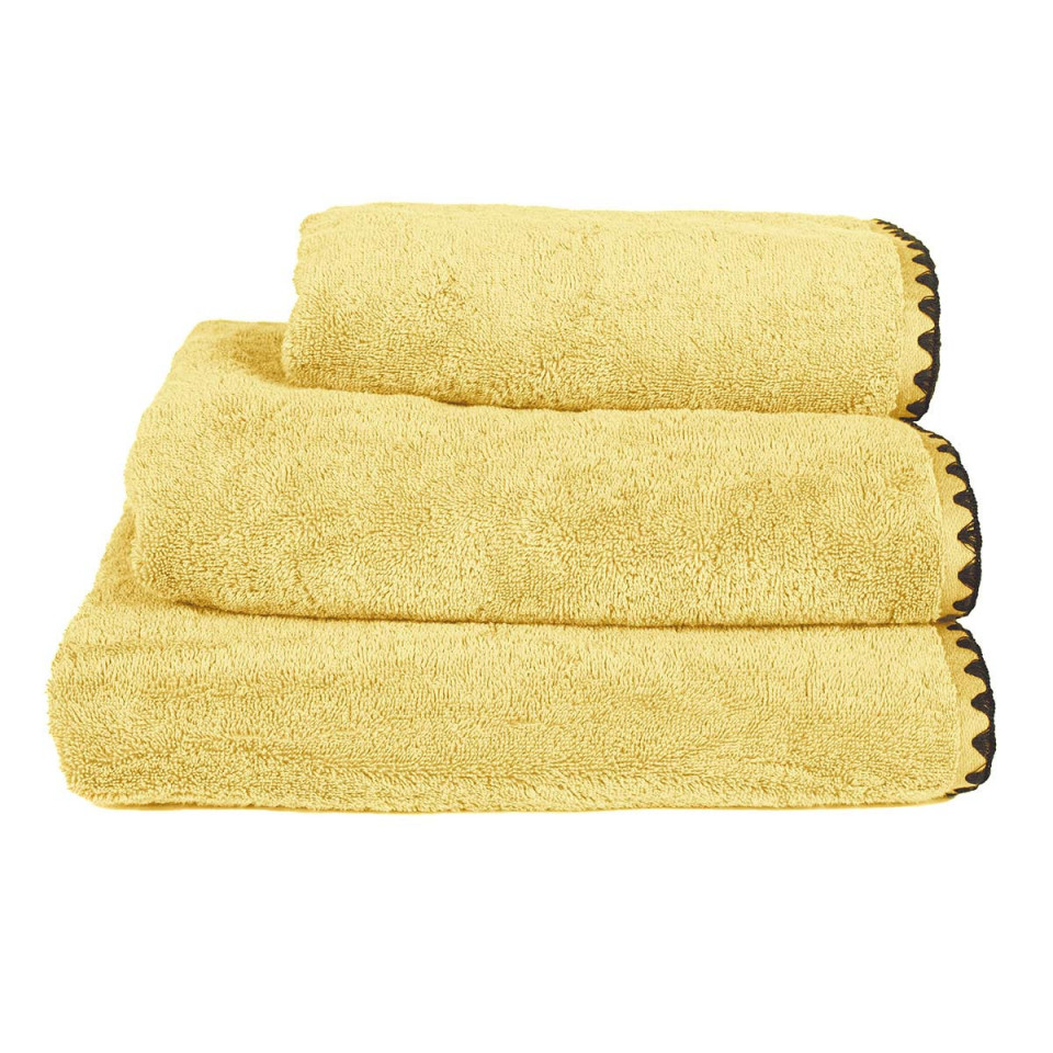 Serviette de bain ISSEY en Coton Couleur:Paille 