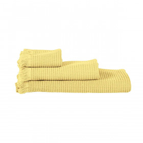 Serviette de Bain Éponge TIMOR 100% Coton Nid d'Abeille - HARMONY HAOMY