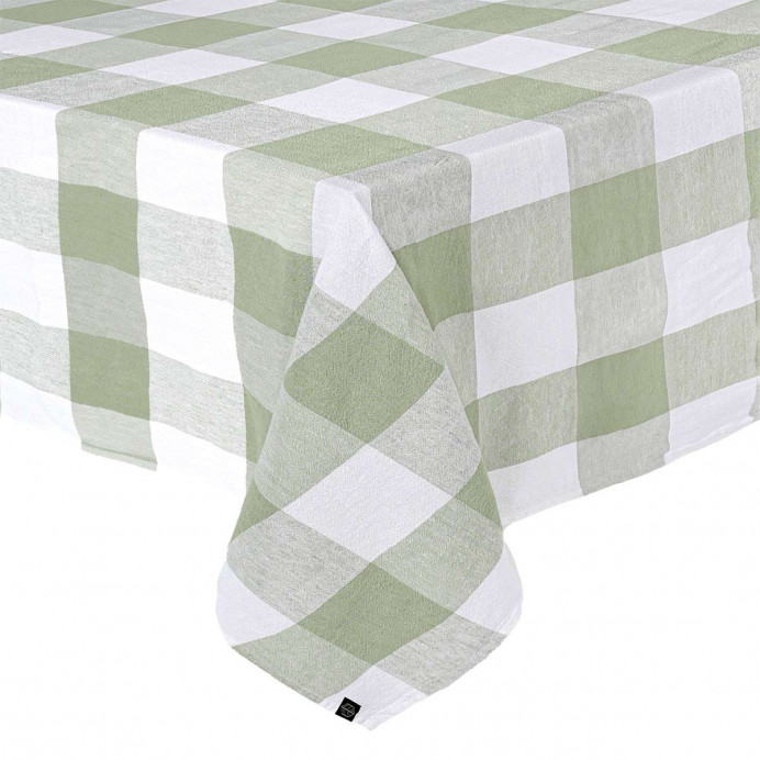 Nappe de Table à Gros Carreaux en Lin Lavé et Coton PALMA II