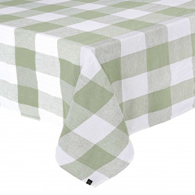 Nappe de Table à Gros Carreaux en Lin Lavé et Coton PALMA II