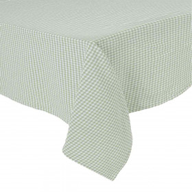 Nappe de Table à Petits Carreaux en Lin Lavé et Coton PIANA II  