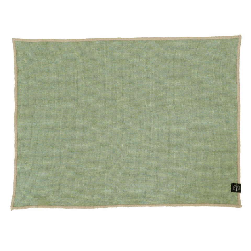 Set de Table en Lin et Coton CORTE - 35X45 amande