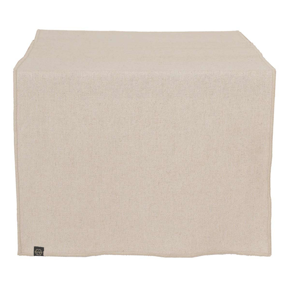 Chemin de Table en Lin et Coton CORTE - 48X160 naturel