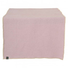 Chemin de Table en Lin et Coton CORTE - 48X160 petale