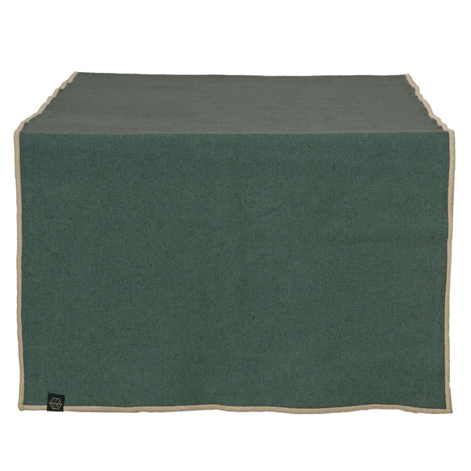 Chemin de Table en Lin et Coton CORTE - 48X160 pigeon