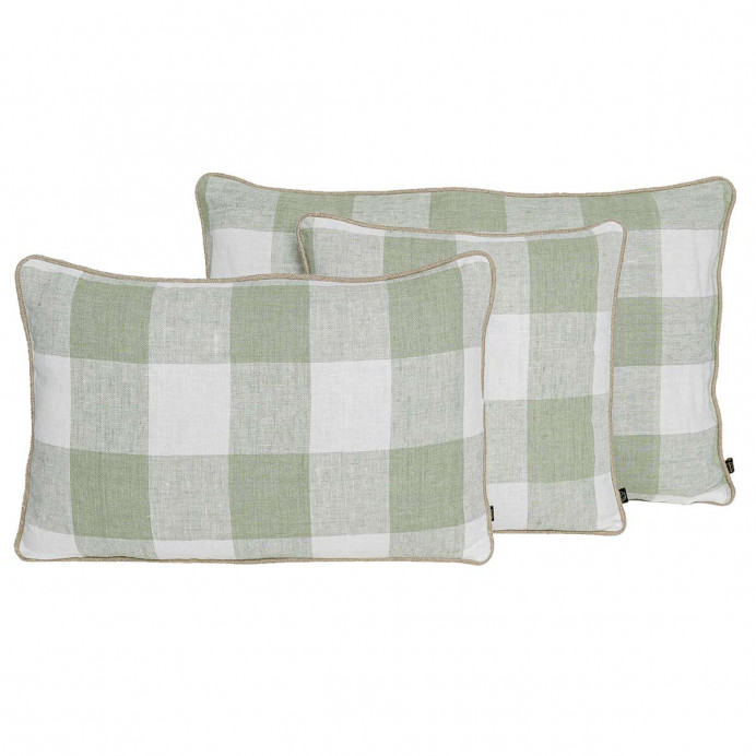 Harmony Textile - Haomy Housse de Coussin PALMA en Lin