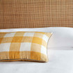 Housse de Coussin 100% Lin à Gros Carreaux PALMA