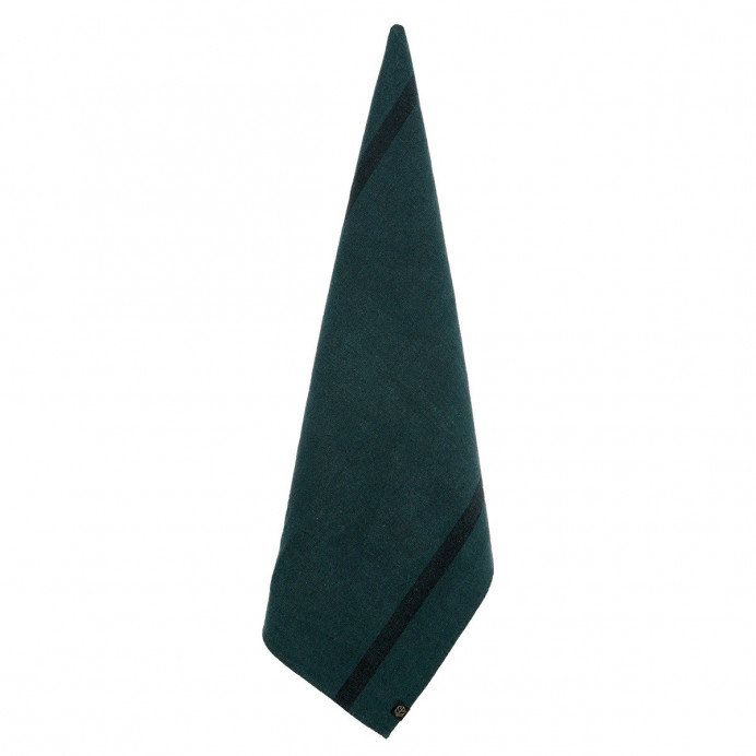 Harmony Textile - Haomy - Torchon Lin et Coton Bande Noire COME