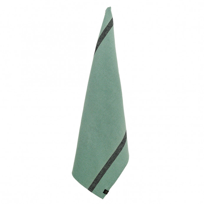 Harmony Textile - Haomy - Torchon Lin et Coton Bande Noire COME