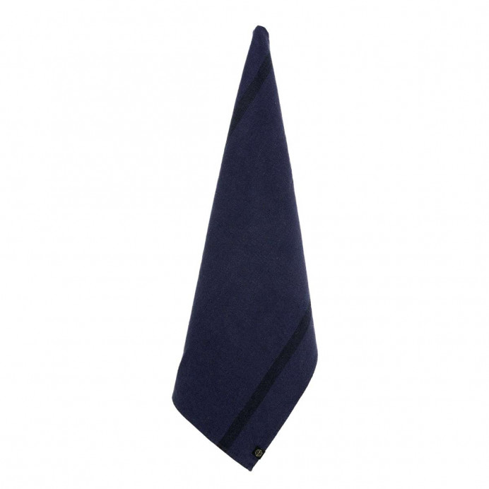 Harmony Textile - Haomy - Torchon Lin et Coton Bande Noire COME
