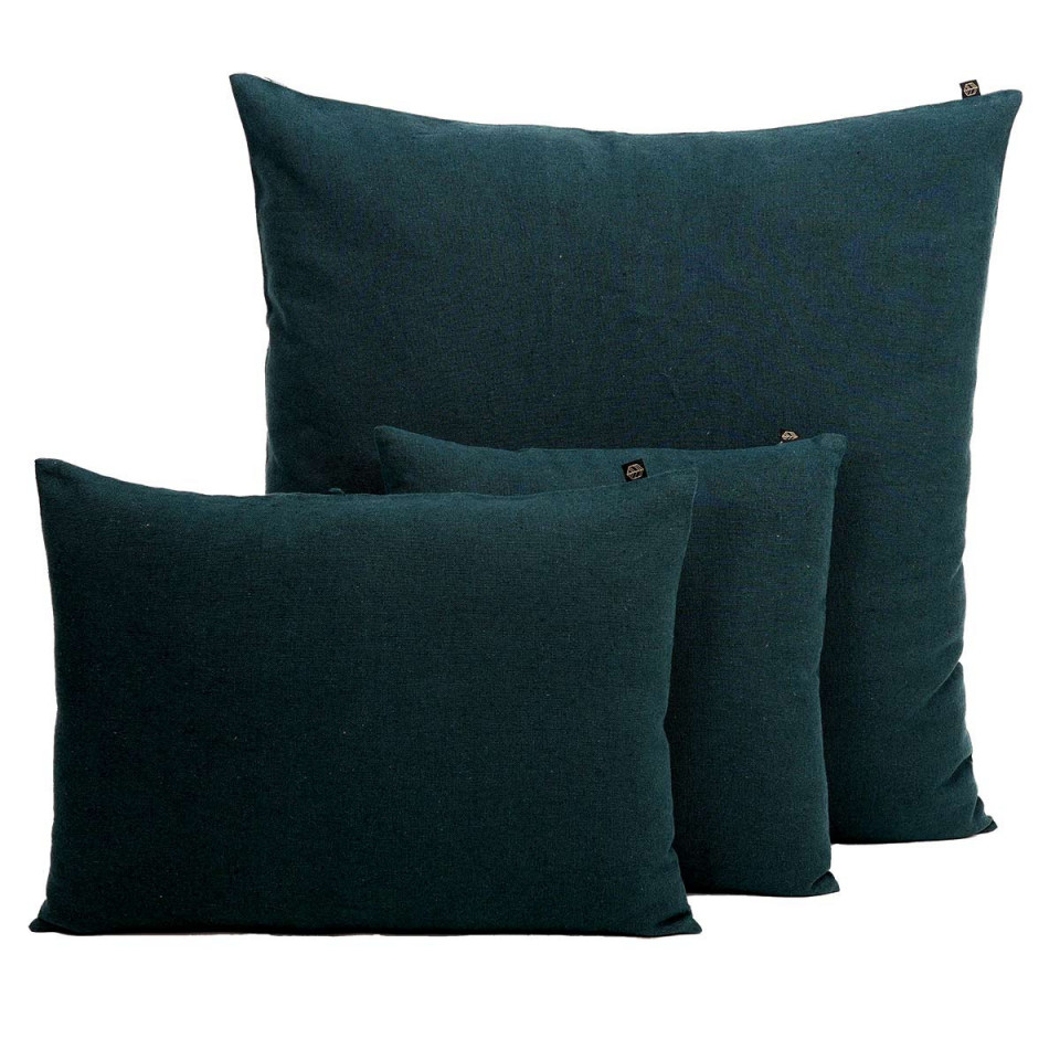 Housse de Coussin Uni Lin et Coton FIGARI  