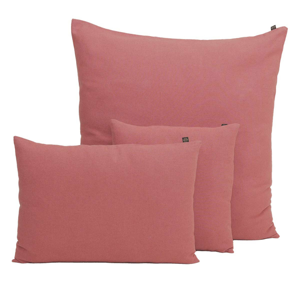 Housse de Coussin Uni Lin et Coton FIGARI  