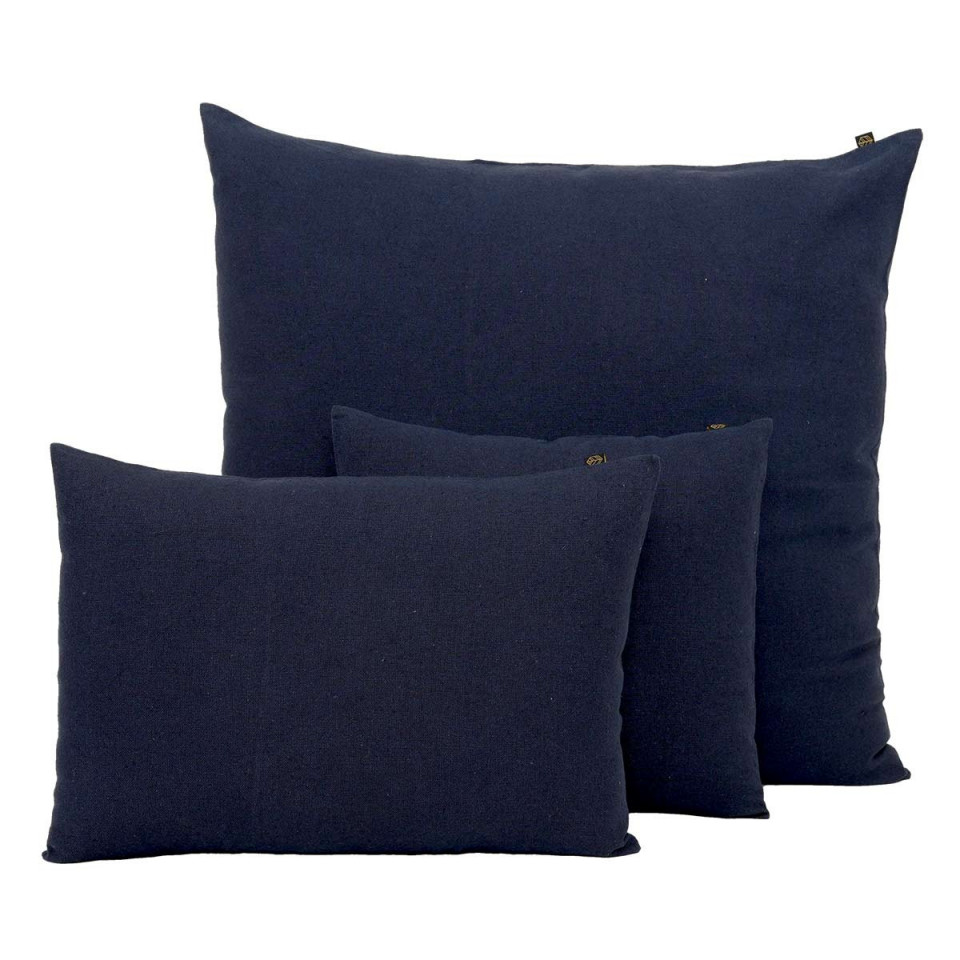 Housse de Coussin Uni Lin et Coton FIGARI  