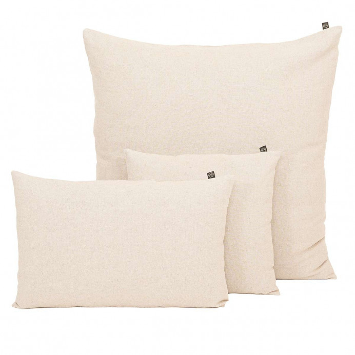 Housse de Coussin Uni Lin et Coton FIGARI