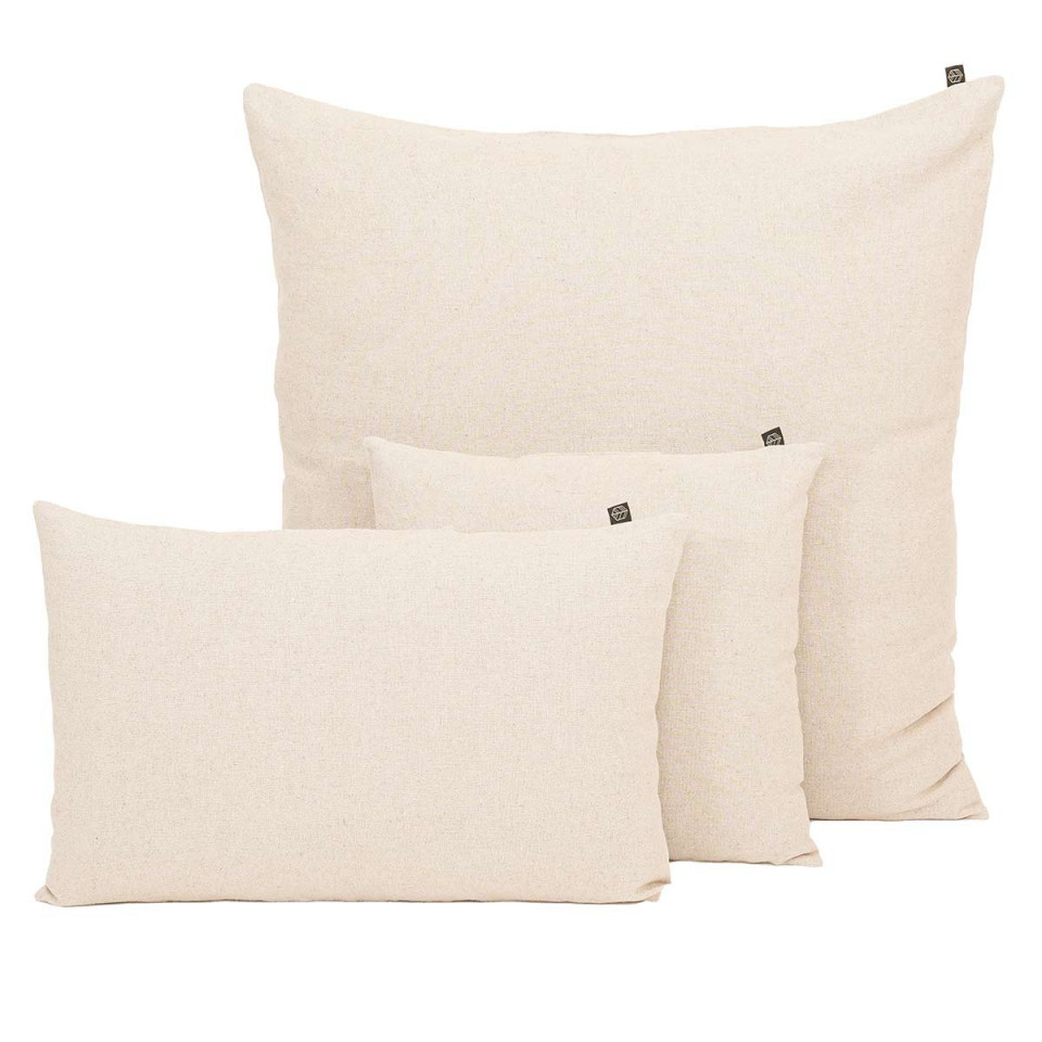 Housse de Coussin Uni Lin et Coton FIGARI  
