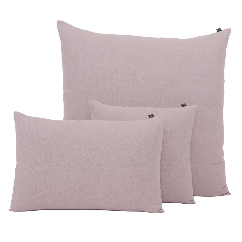 Housse de Coussin Uni Lin et Coton FIGARI  