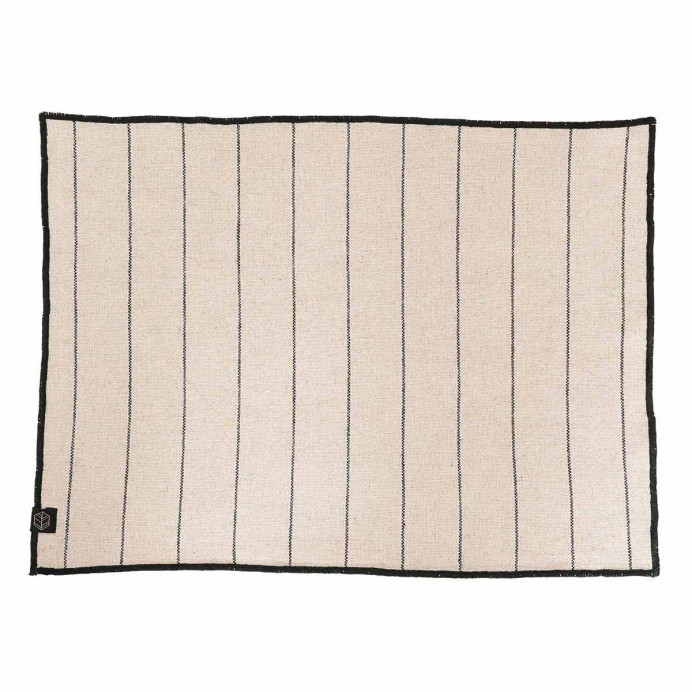 Serviette ou Set de Table en Lin Lavé et Coton CALVI II