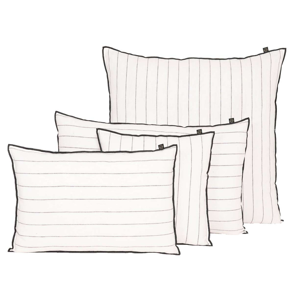 Housse de Coussin en Lin Lavé et Coton CALVI II