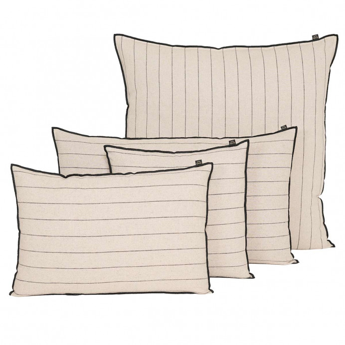 Housse de Coussin en Lin Lavé et Coton CALVI II