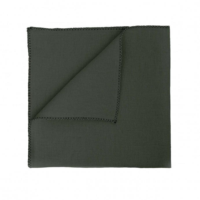 Serviette de Table Lin et Coton Point Zigzag ZILIA - Haomy