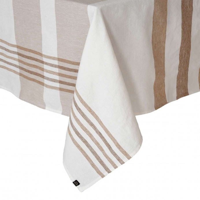 Nappe de Table en Lin et Coton à Carreaux AALBORG