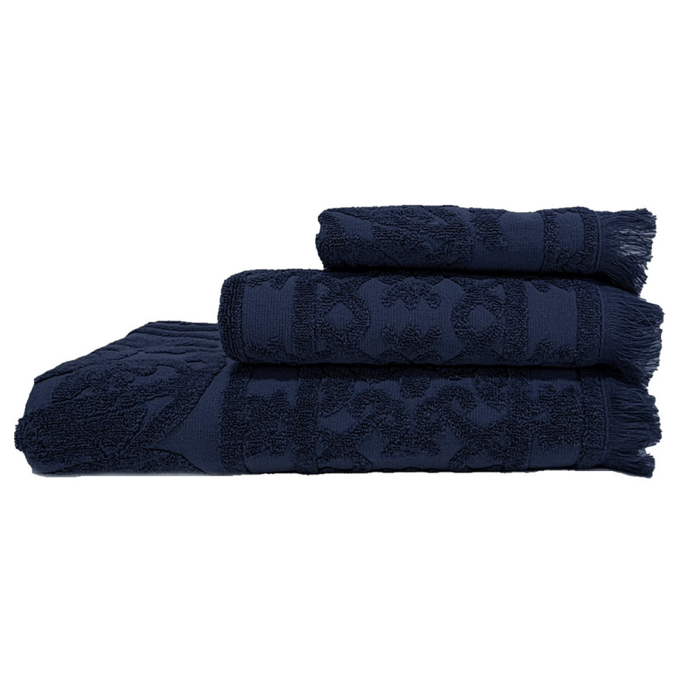 Serviette de Bain Éponge à Motifs Coton Lin UBUD  