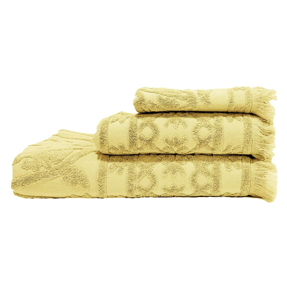 Serviette de Bain Éponge à Motifs Coton Lin UBUD  