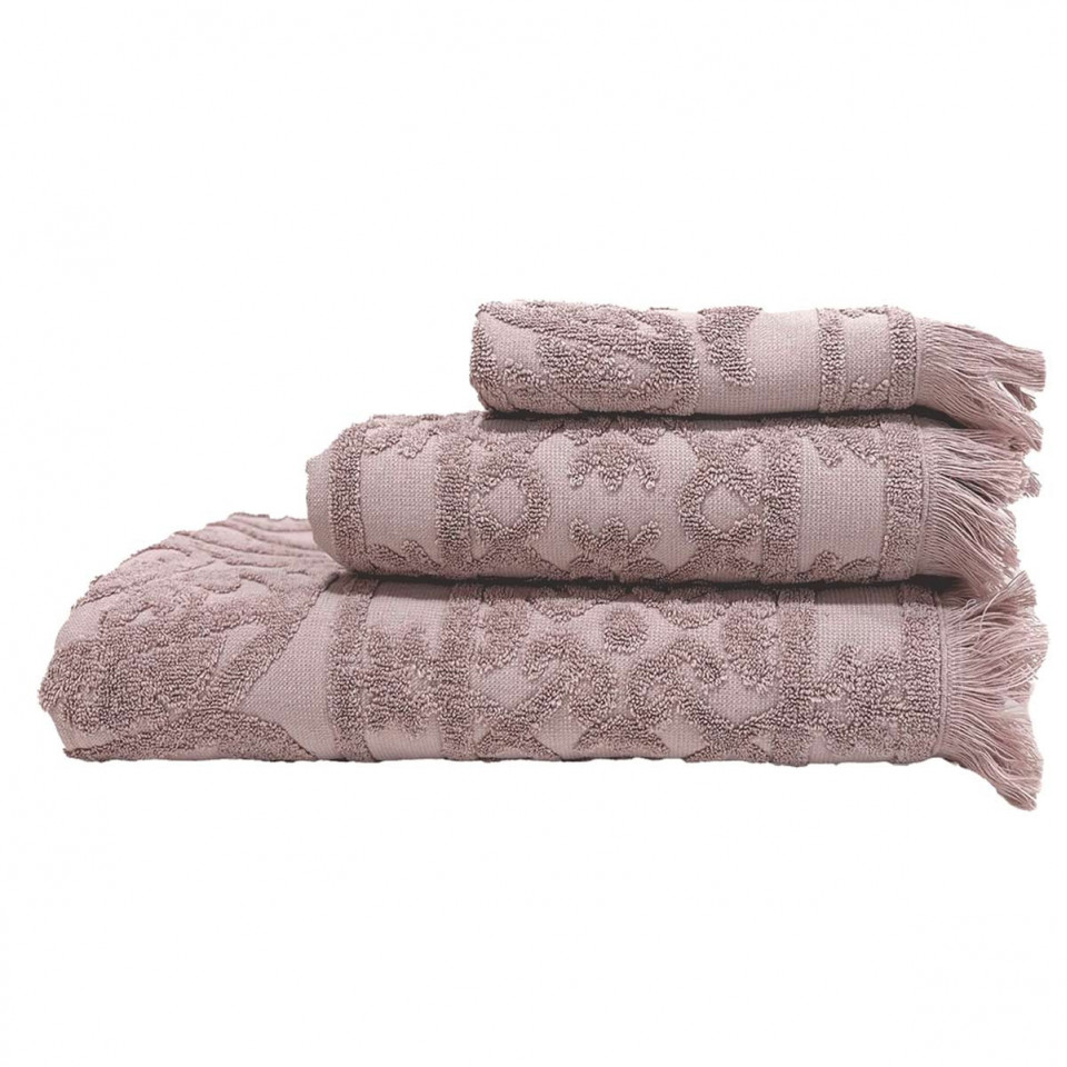 Serviette de Bain Éponge à Motifs Coton Lin UBUD  