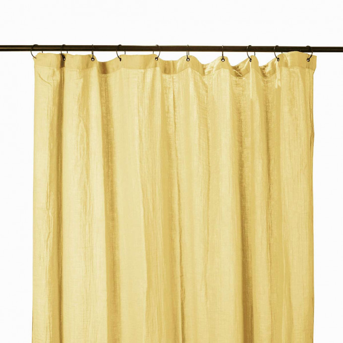 Harmony Textile - Haomy Rideaux DILI en Gaze de Coton 120X280