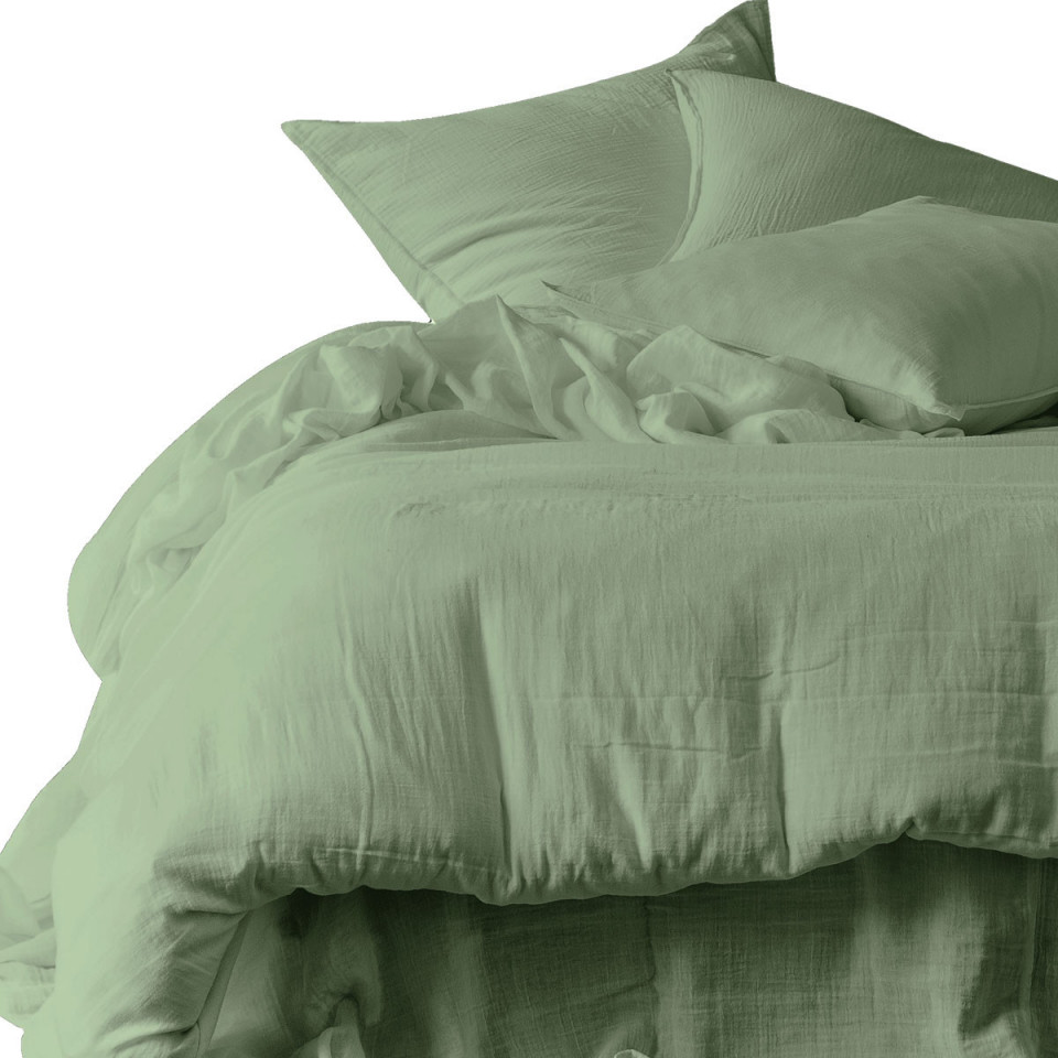 Drap Housse DILI en Double Gaze de Coton  
