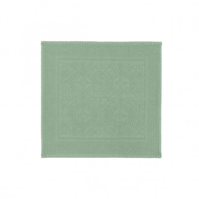 Harmony Textile - Haomy Tapis de Bain carré KYMI - 60X60