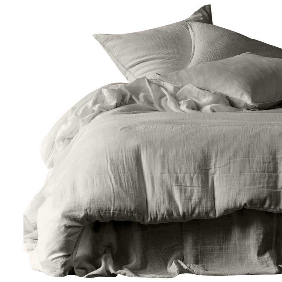 Drap Housse DILI en Double Gaze de Coton
