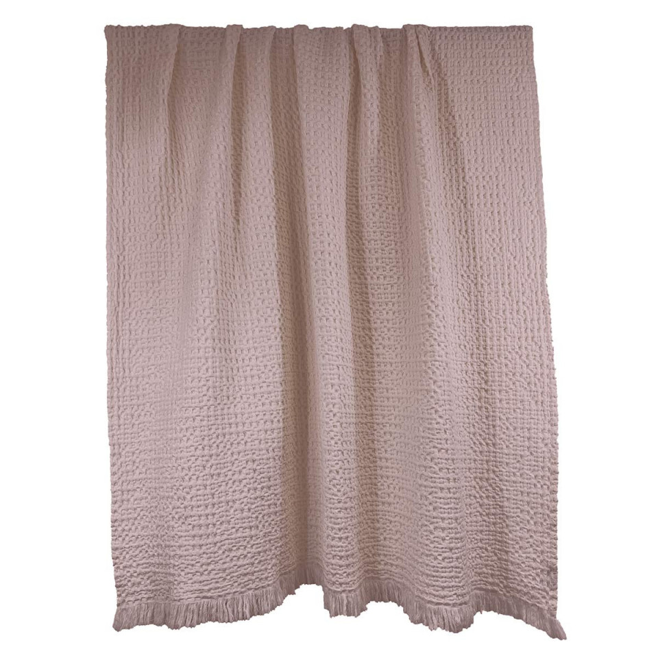 Couvre-lit et Plaid TEMPO en Coton Nid d'Abeille  