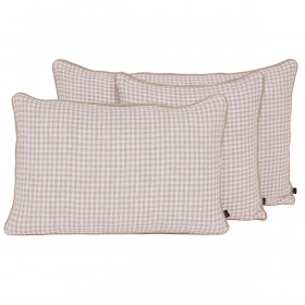 Housse de Coussin PIANA en Lin Tissé   
