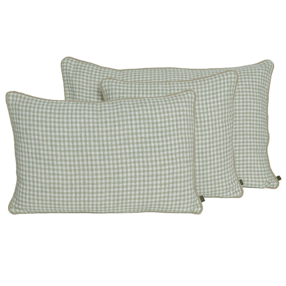 Housse de Coussin PIANA en Lin Tissé   